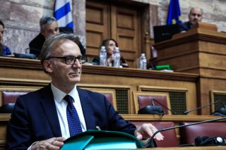 Ο διευθύνων σύμβουλος της Hellenic Train, Μαουρίτσιο Καποτόρτο, στη χθεσινή κατάθεσή του στην εξεταστική επιτροπή της Βουλής για την τραγωδία των Τεμπών